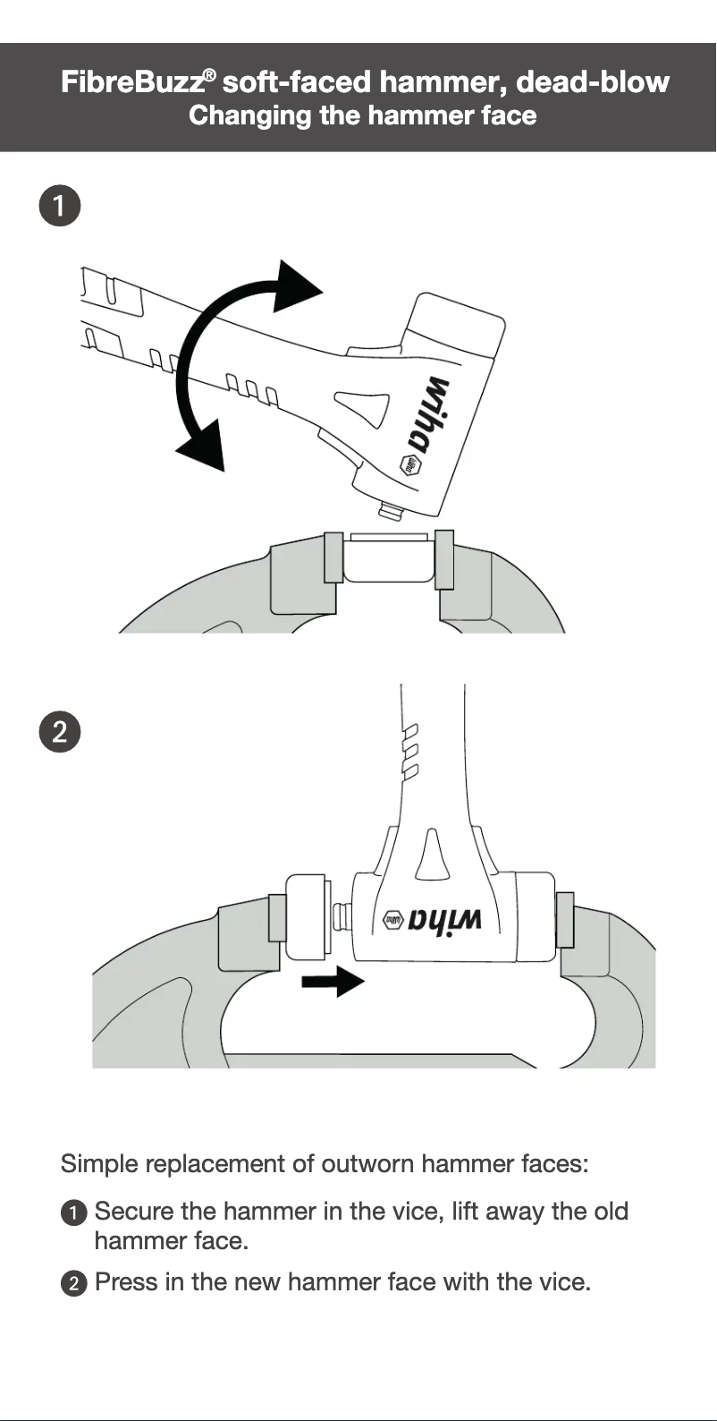 Page n°1 - Manuel utilisateur Wiha FibreBuzz