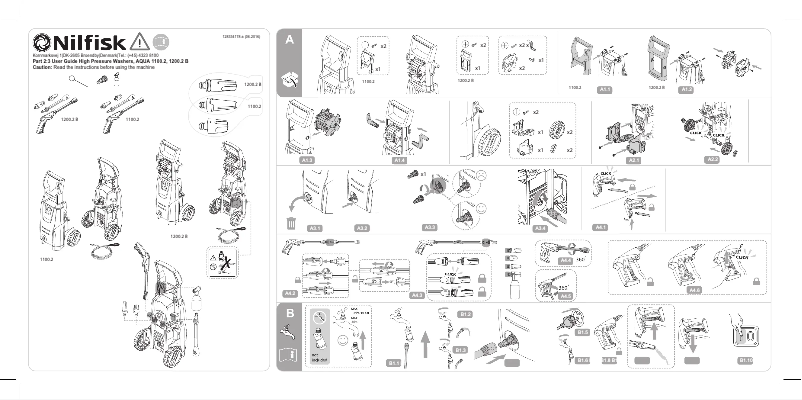 Página 1 del manual Manual de usuario Nilfisk WAP Aqua 1200.2 B