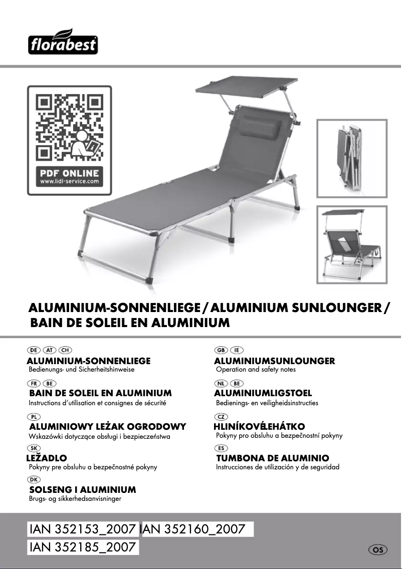 Image de la première page du manuel de l'appareil IAN 352153