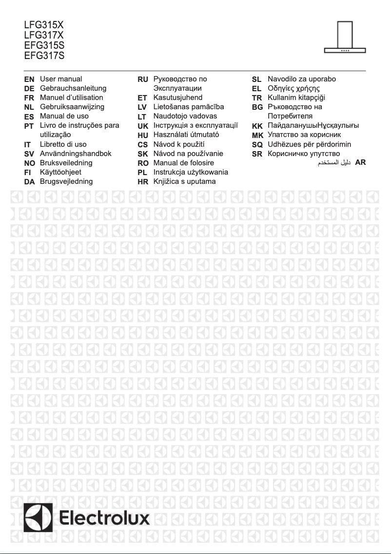 Page n°1 - Manuel utilisateur Electrolux LFG317X