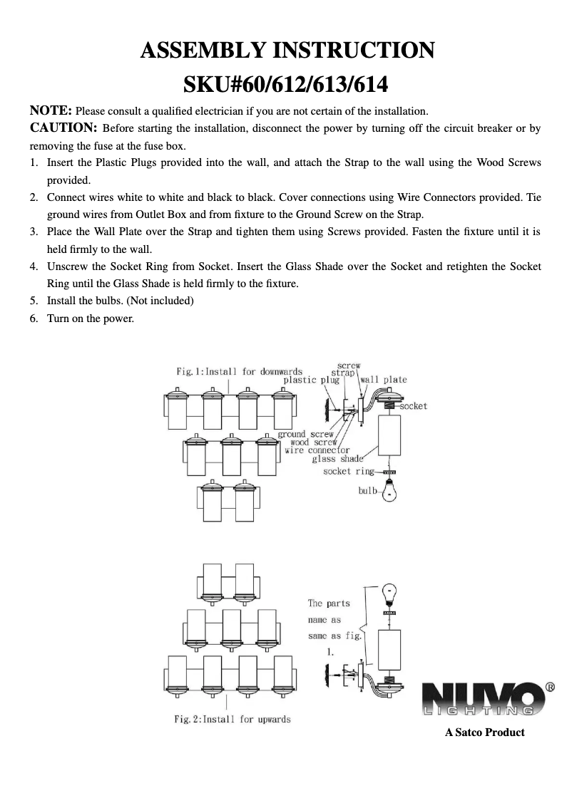 Página 1 del manual Manual de usuario NUVO Polaris 60/612