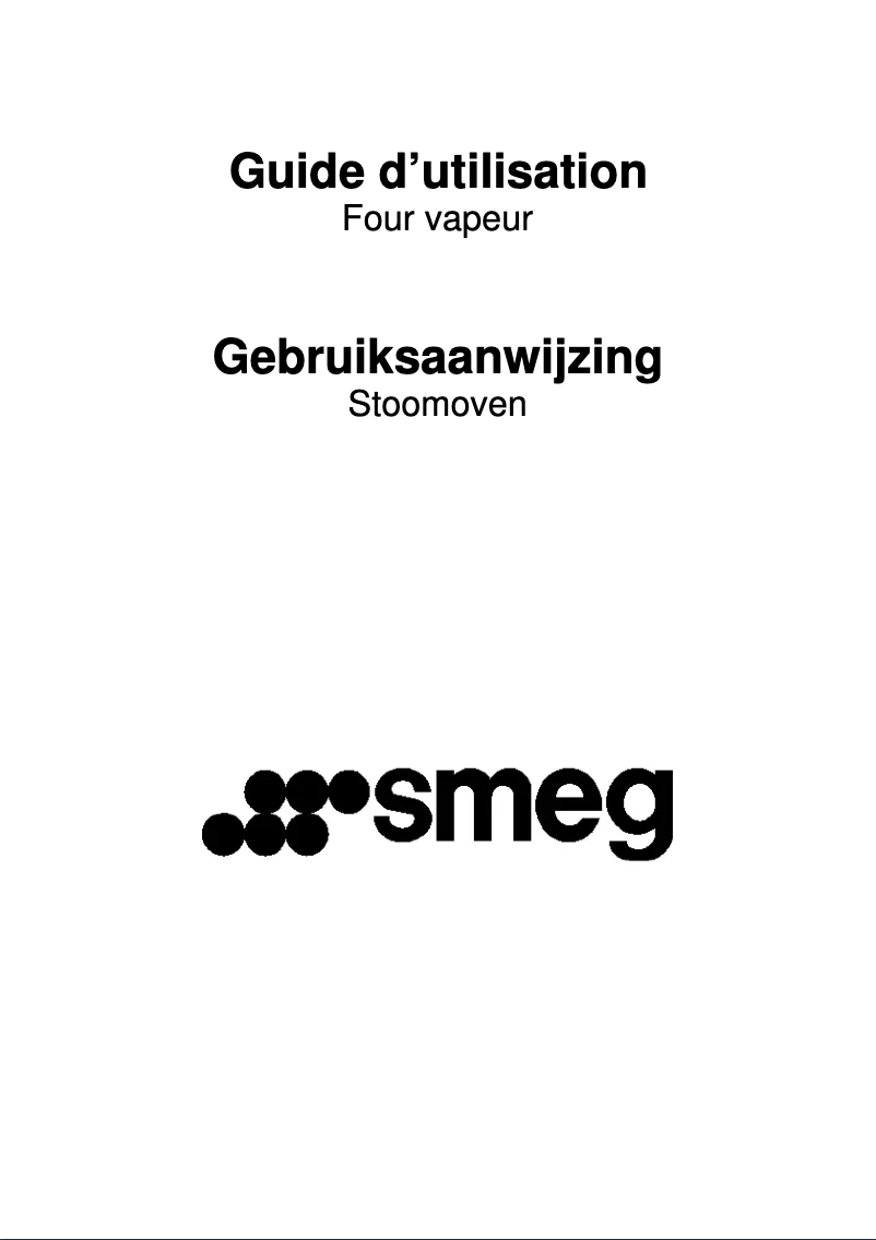 Page n°1 - Manuel utilisateur Smeg SC845VPO9