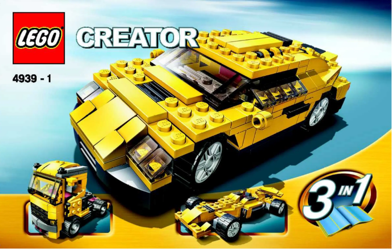 Page n°1 - Manuel utilisateur Lego Cool Cars