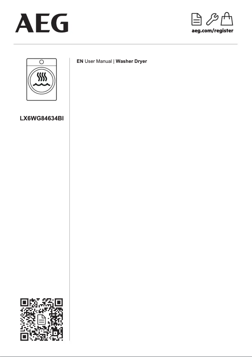 Page n°1 - Manuel utilisateur AEG LX6WG84634BI