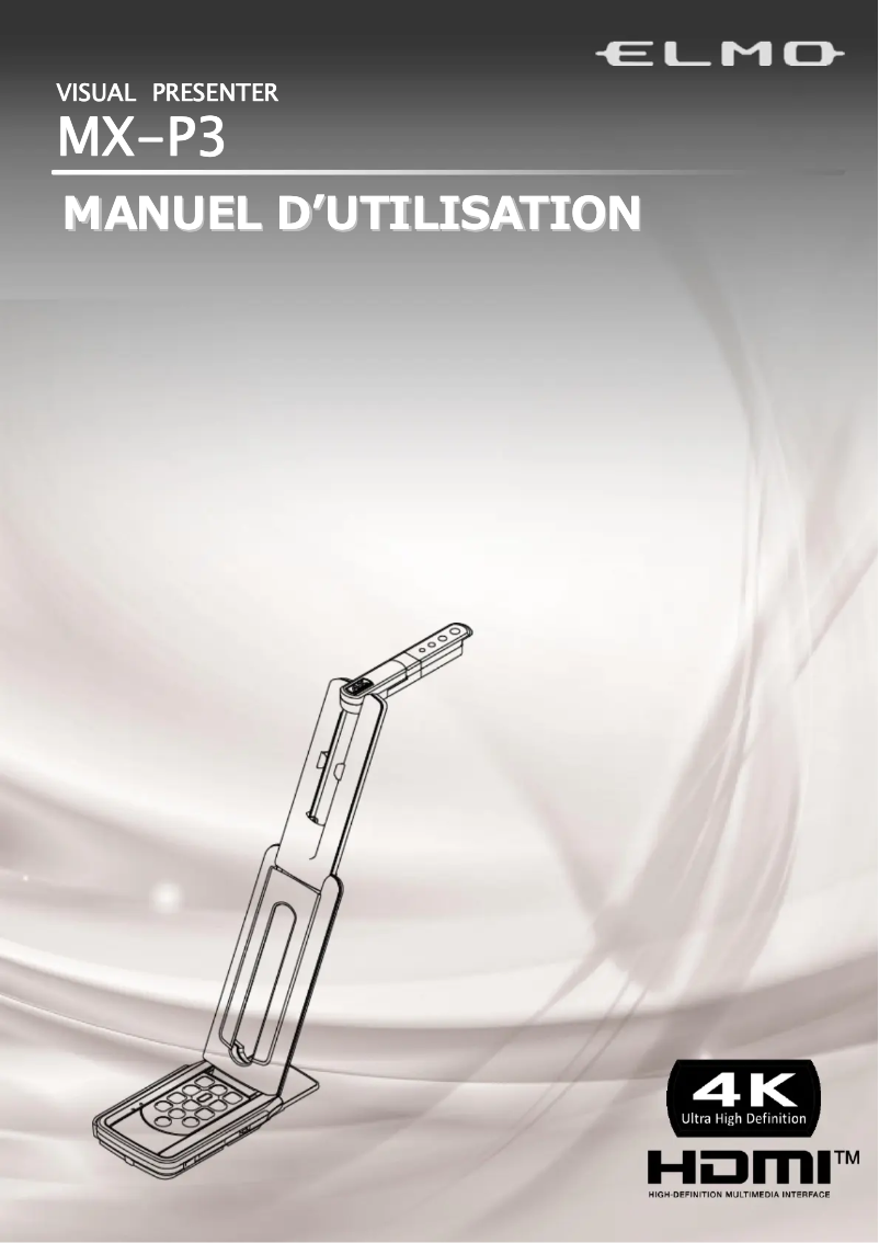Page n°1 - Manuel utilisateur Elmo MX-P3