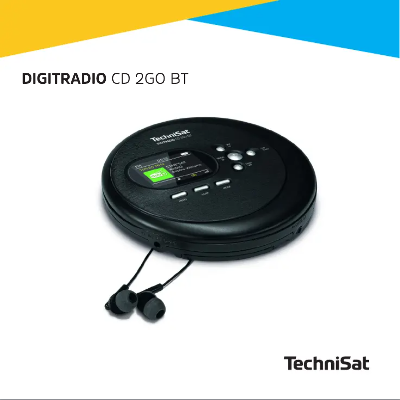 Page n°1 - Manuel utilisateur TechniSat DigitRadio CD 2GO BT