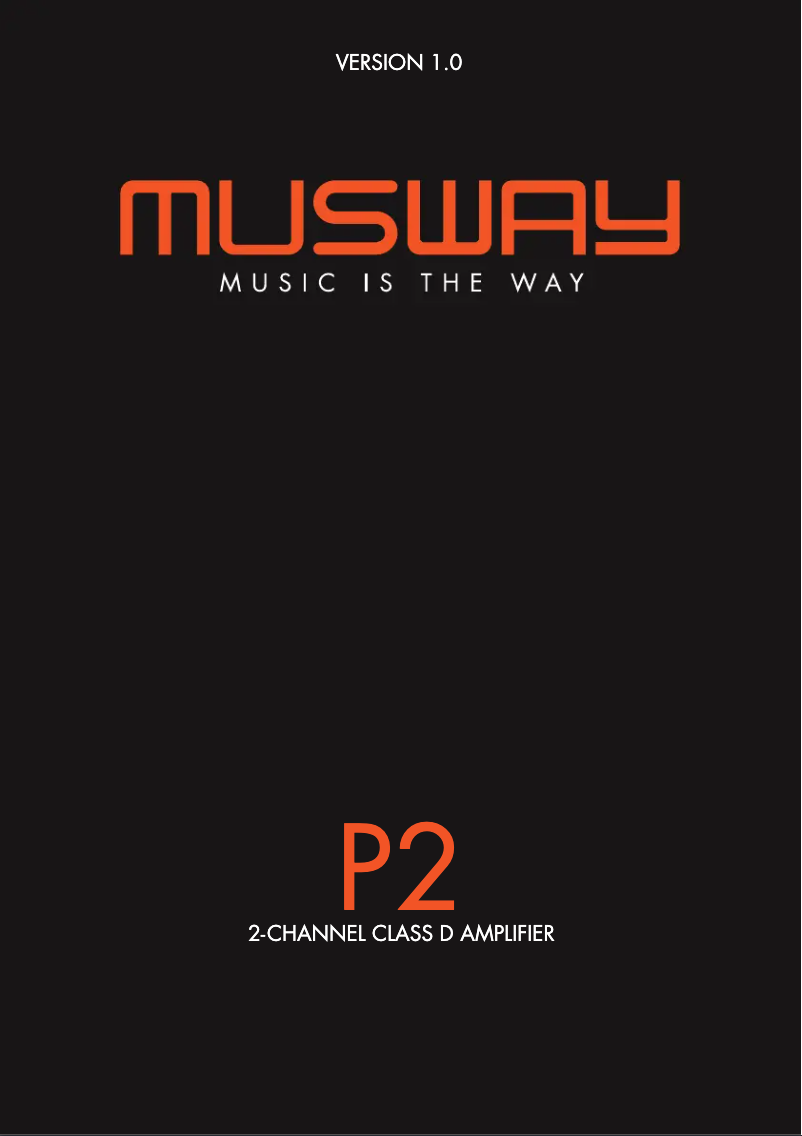 Page n°1 - Manuel utilisateur Musway P2