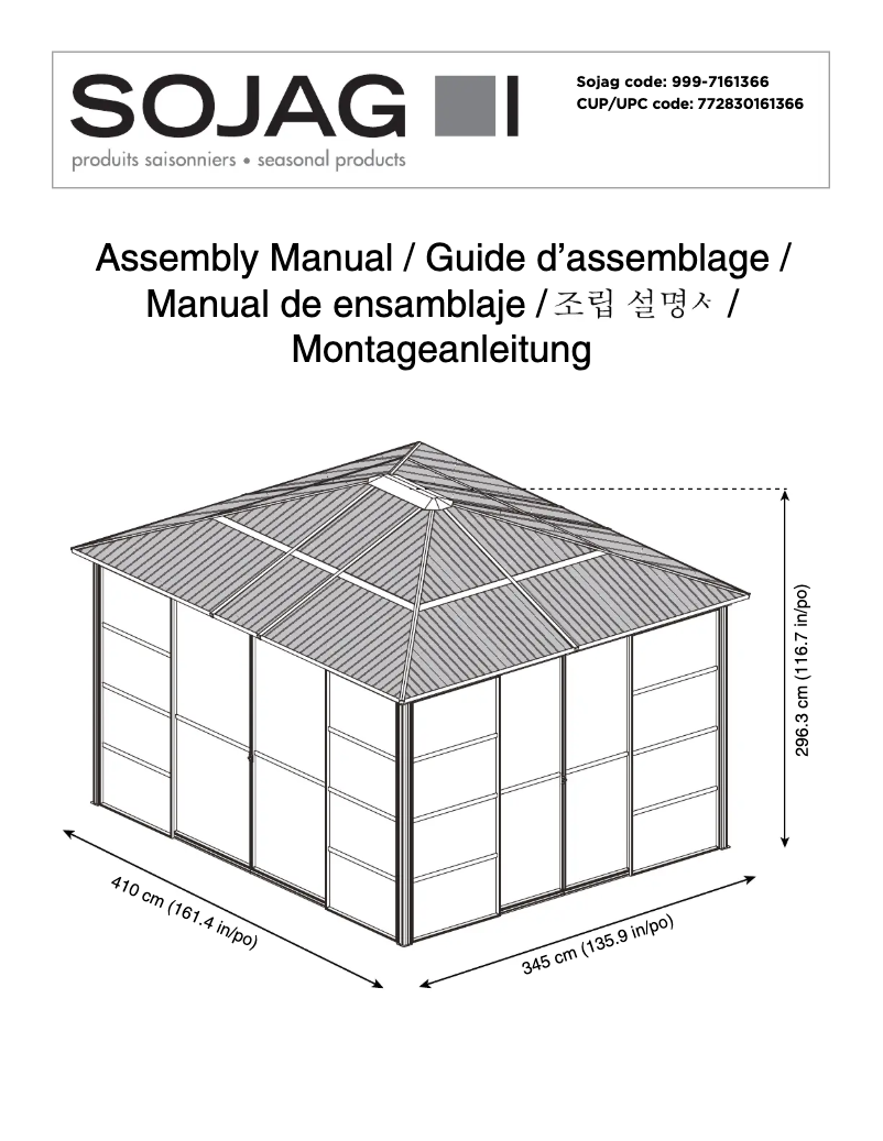 Image de la première page du manuel de l'appareil Castel