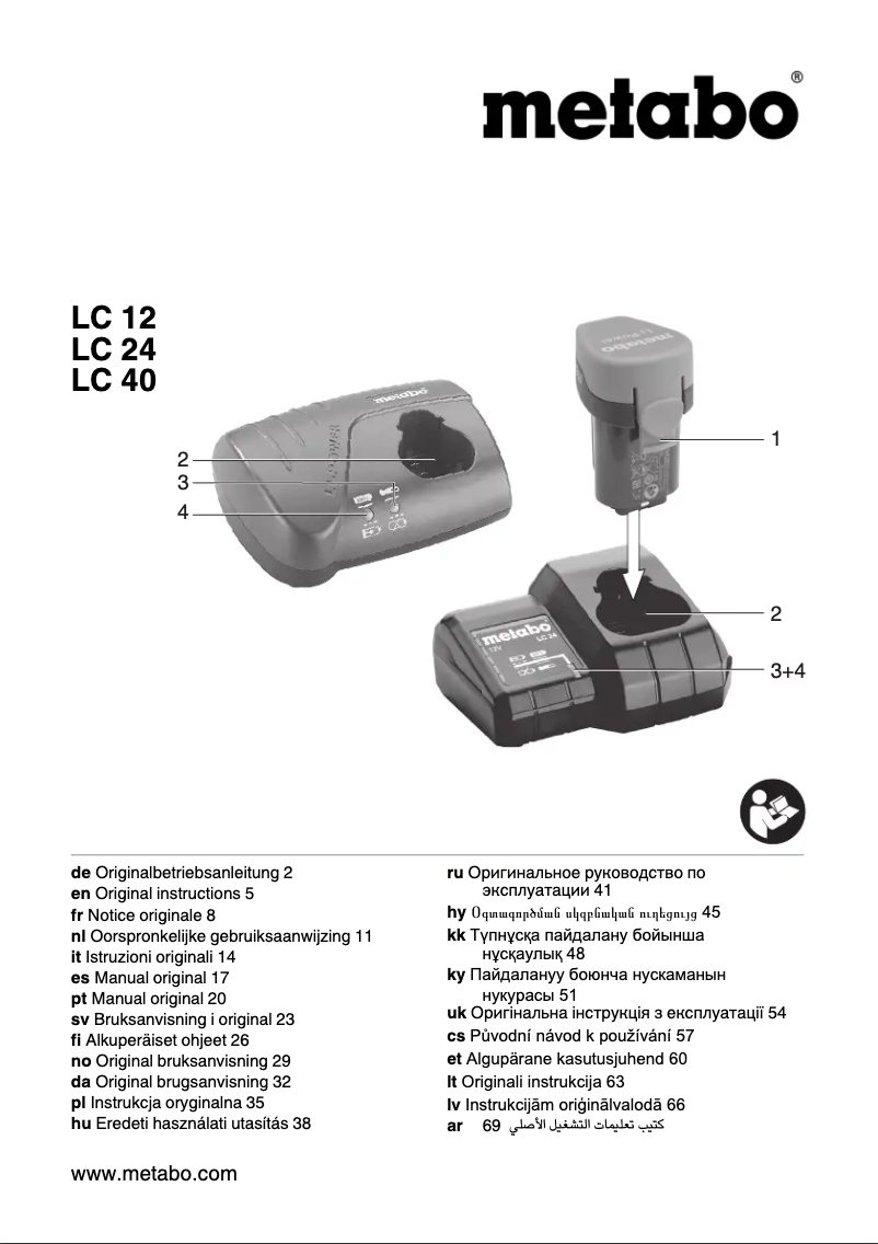 Page n°1 - Manuel utilisateur Metabo PowerMaxx BS