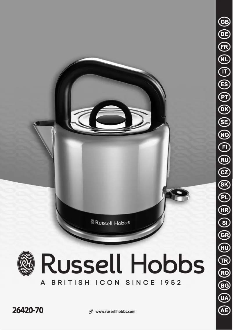Page 1 de la notice Manuel utilisateur Russell Hobbs 26420-70