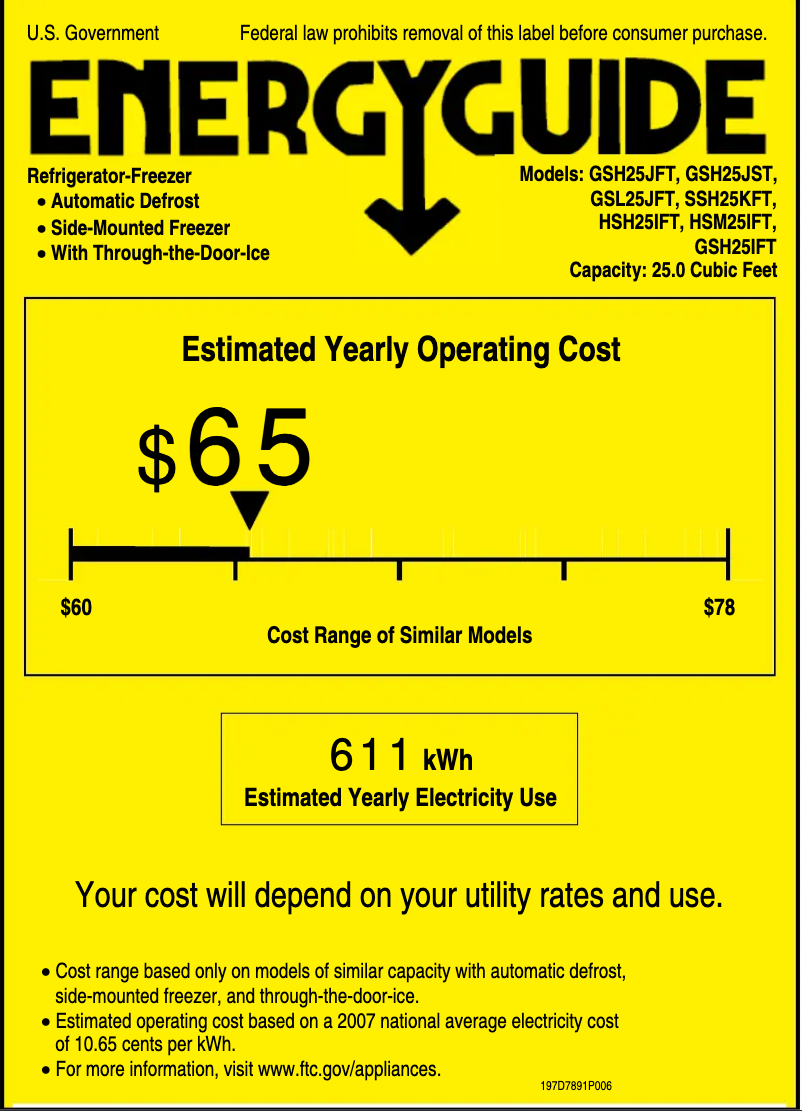 Image de la première page du manuel de l'appareil SSH25KFTWW