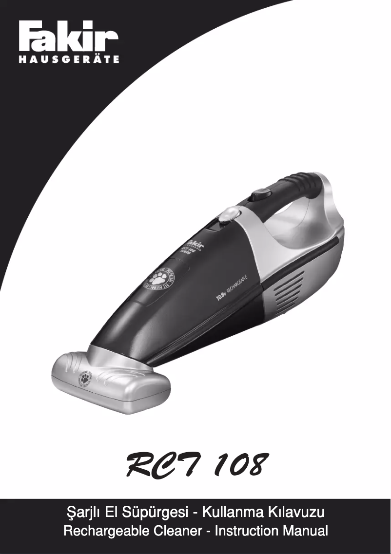 Imagen de la primera página del manual del dispositivo RCT108