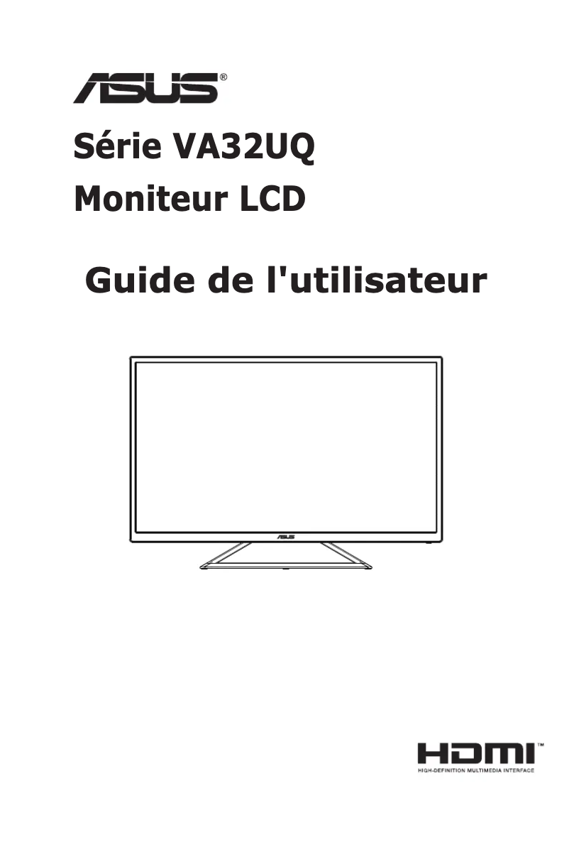 Page n°1 - Manuel utilisateur Asus VA32UQ