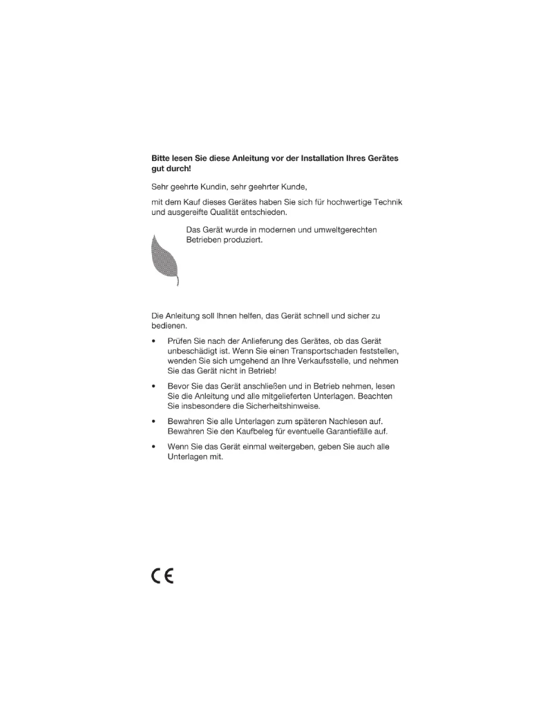 Page 1 de la notice Manuel utilisateur Blomberg BIO 9564