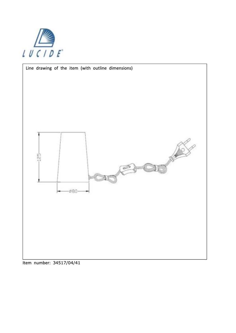 Page n°1 - Manuel utilisateur Lucide Concrete