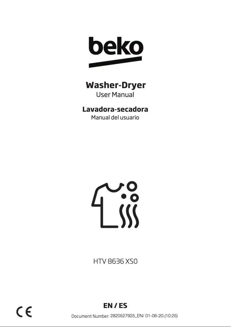 Page 1 de la notice Manuel utilisateur Beko HTV 8636 XS0