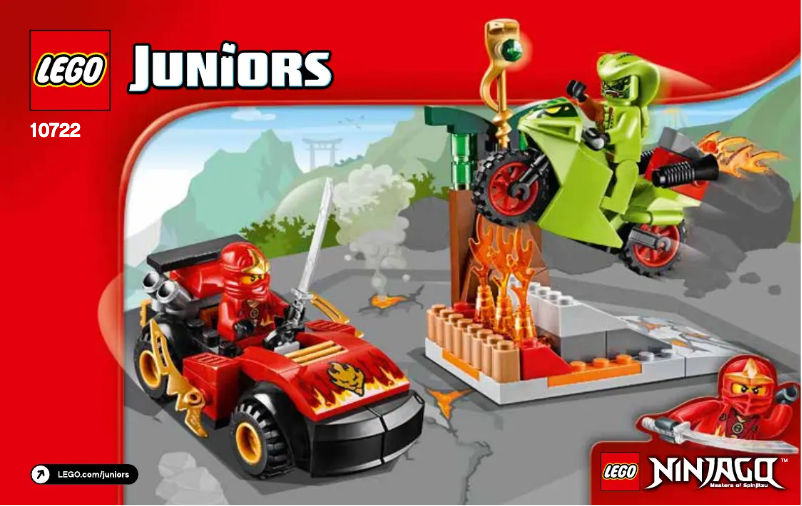Page 1 de la notice Manuel utilisateur Lego Juniors 10722