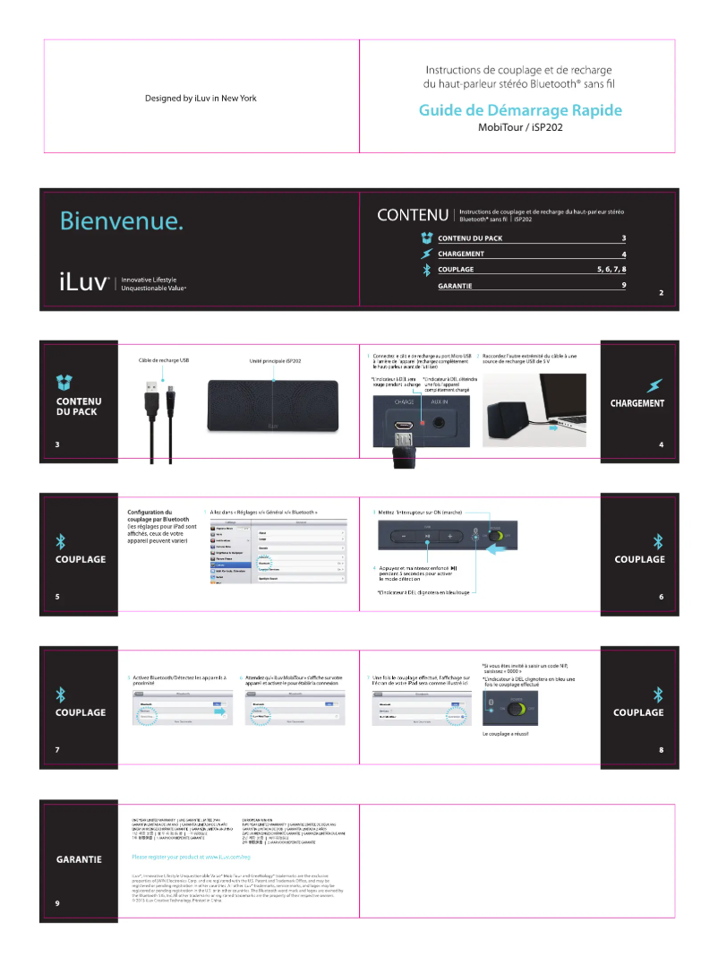 Página 1 del manual Manual de usuario iLuv ISP202