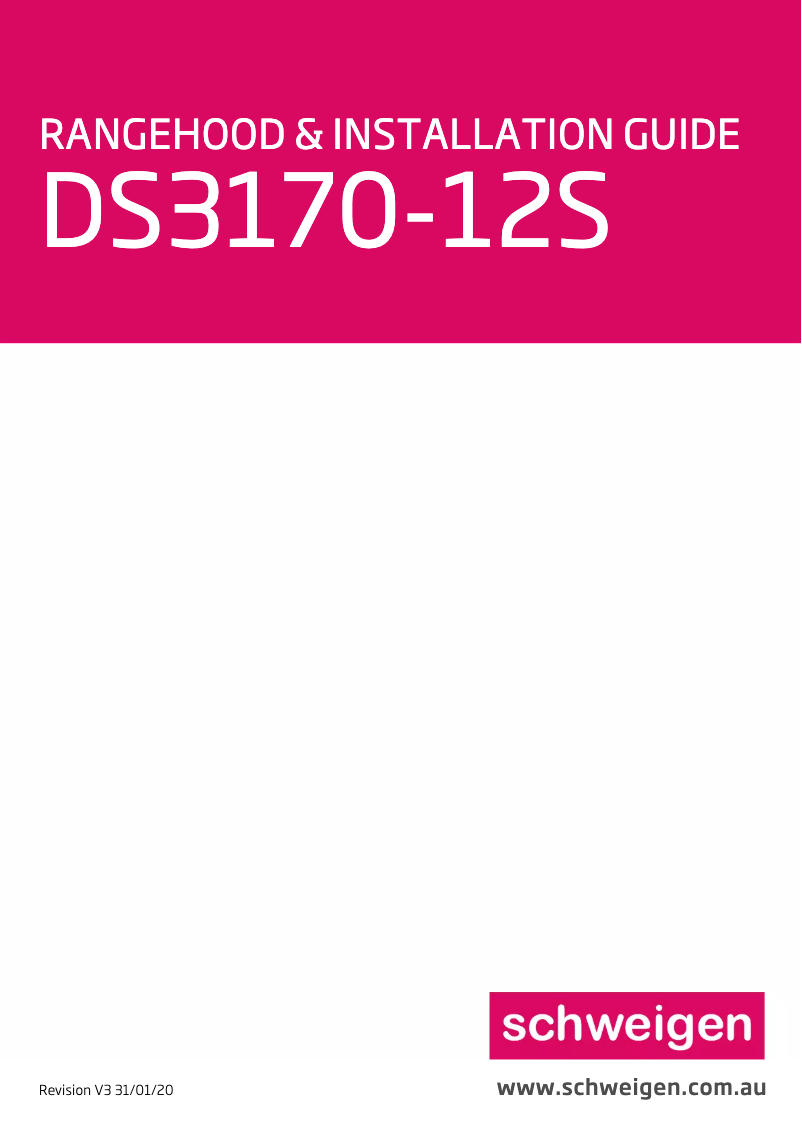 Image de la première page du manuel de l'appareil DS3170-12S