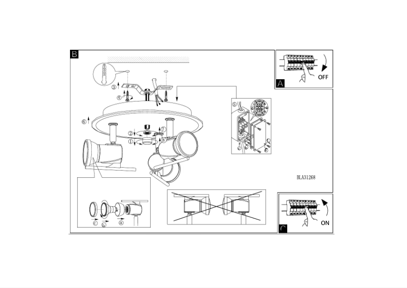 Page 1 de la notice Manuel utilisateur Eglo Tamara 1