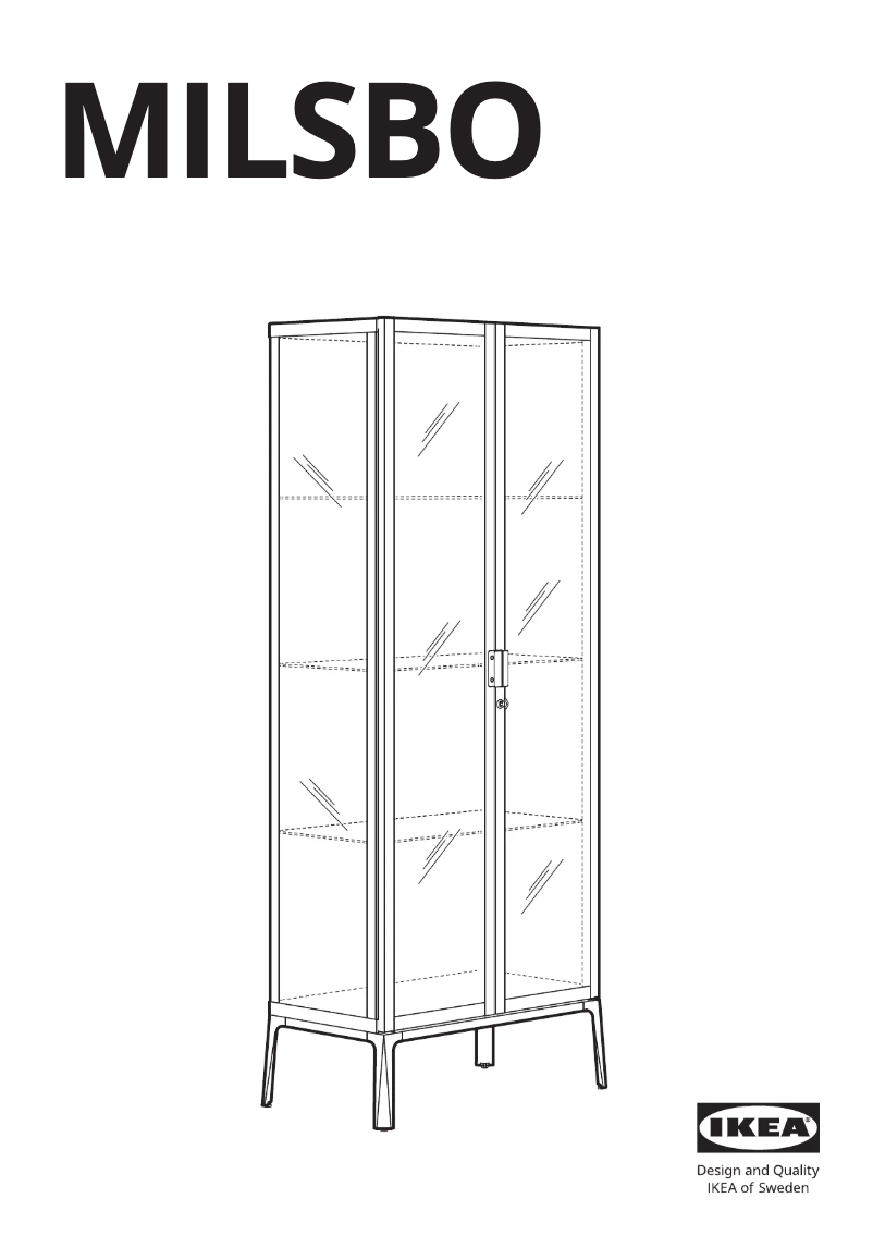 Página 1 del manual Manual de usuario Ikea MILSBO 003.964.16