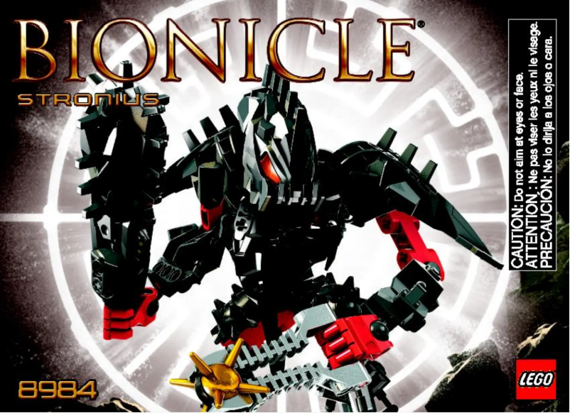 Page 1 de la notice Manuel utilisateur Lego Bionicle 8984