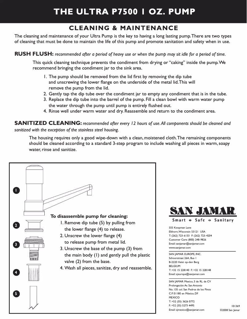 Image de la première page du manuel de l'appareil P7500
