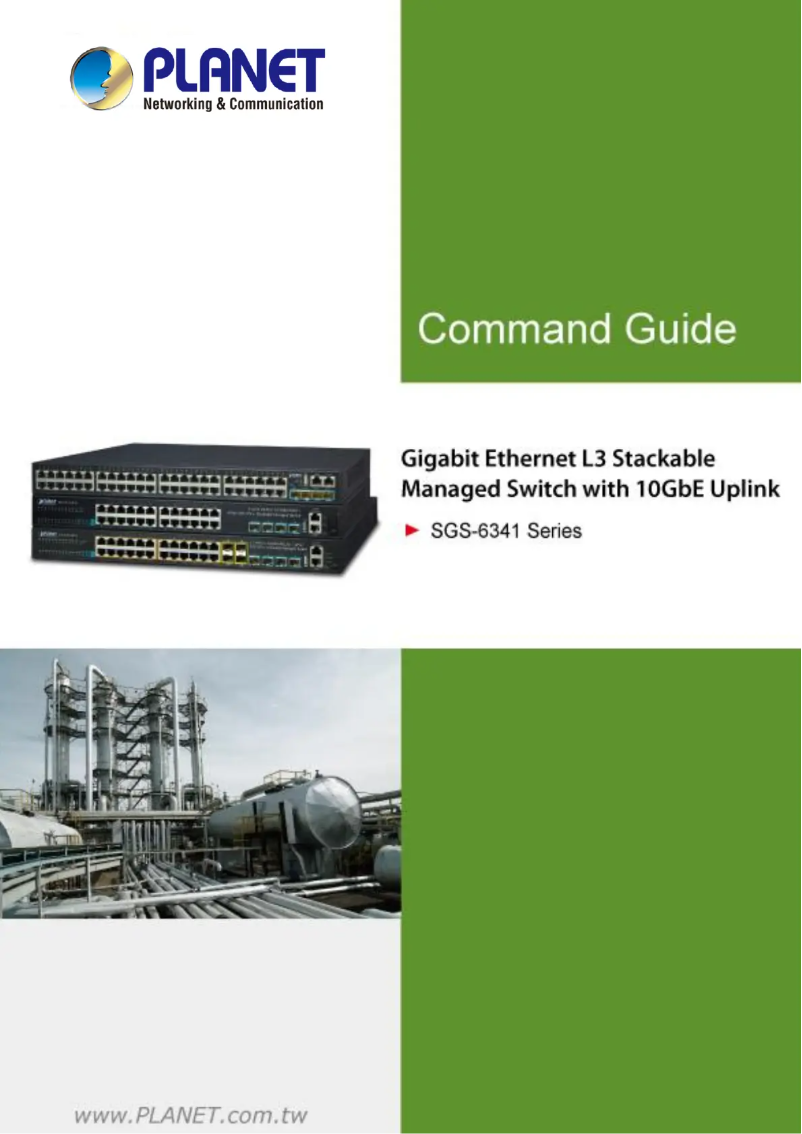 Page 1 de la notice Manuel utilisateur Planet SGS-6341-16S8C4XR
