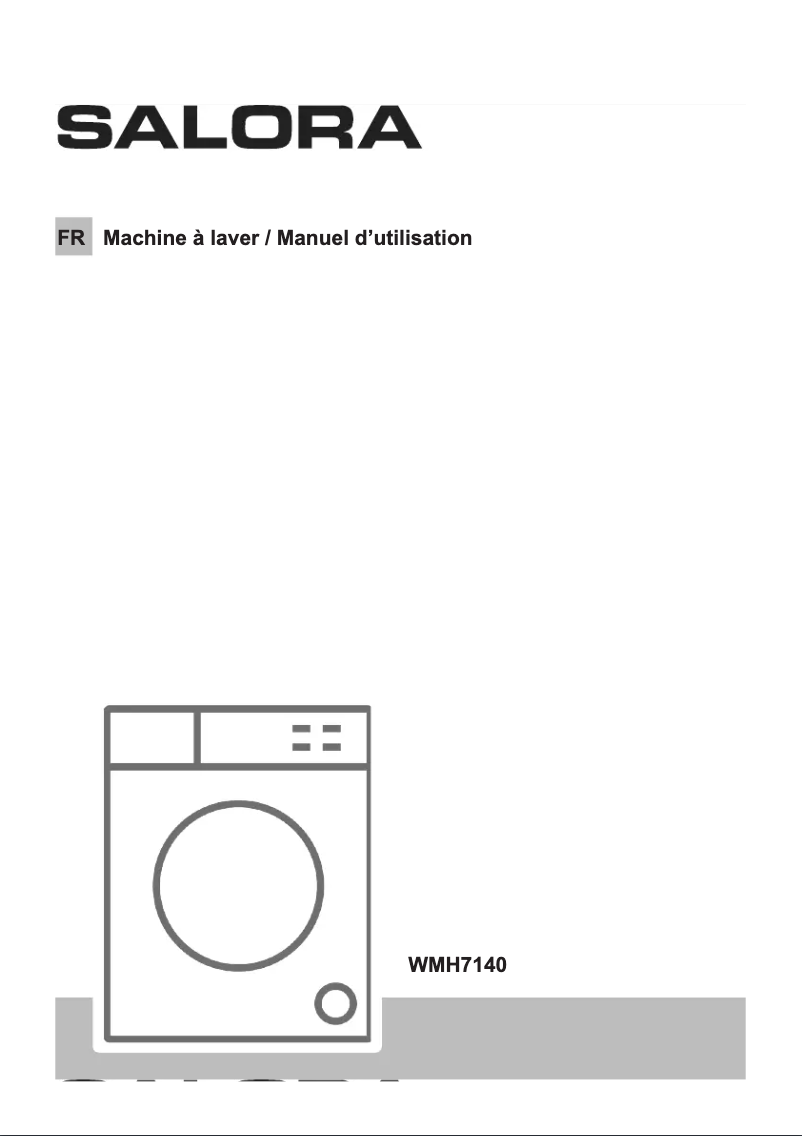 Page 1 de la notice Manuel utilisateur Salora WMH7140