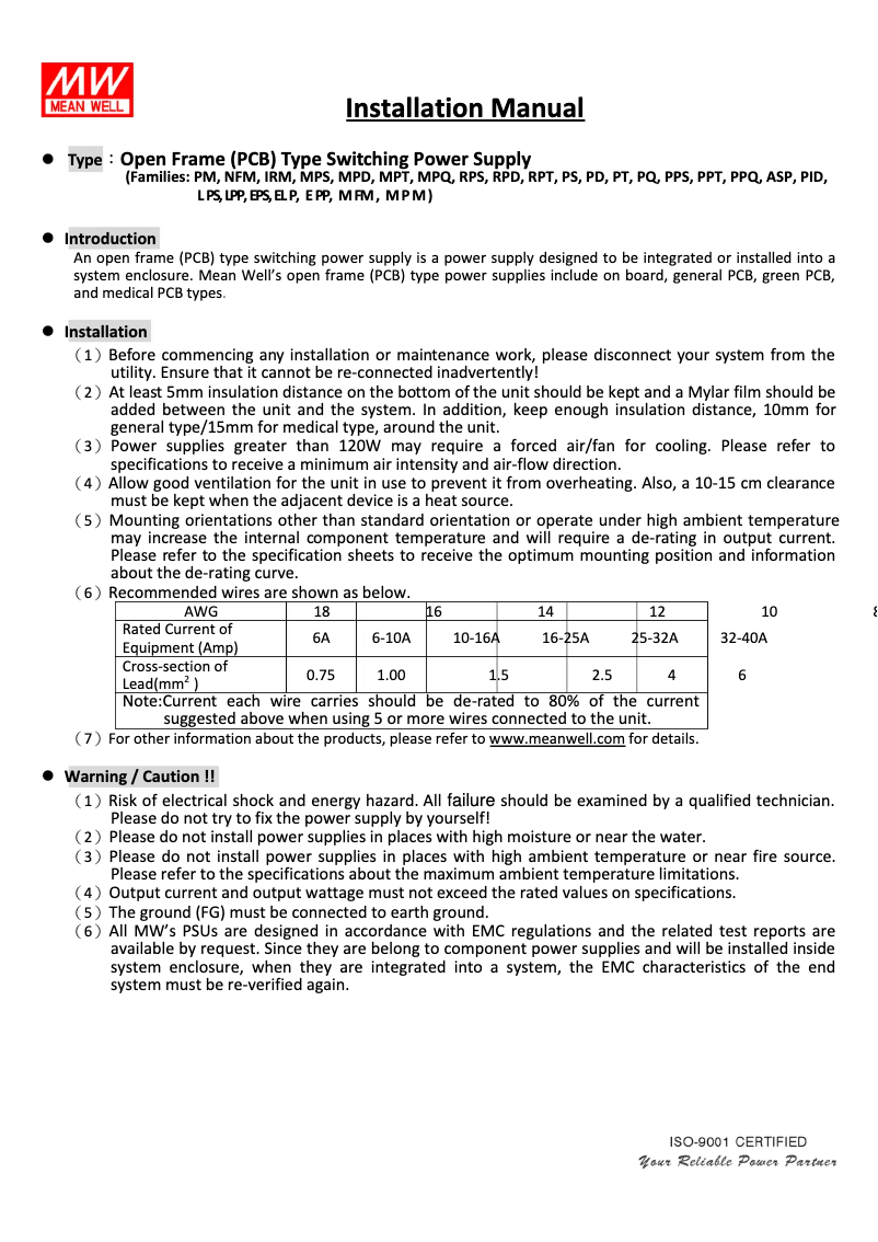 Image de la première page du manuel de l'appareil LPP-150-15