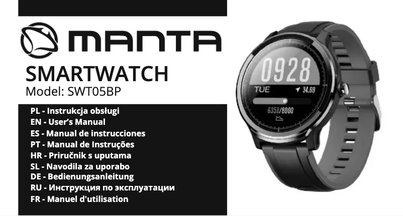 Page 1 de la notice Manuel utilisateur Manta SWT05BP