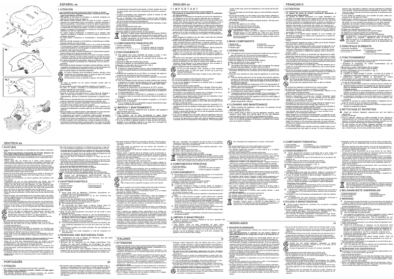 Página 1 del manual Manual de usuario Solac CC-8980