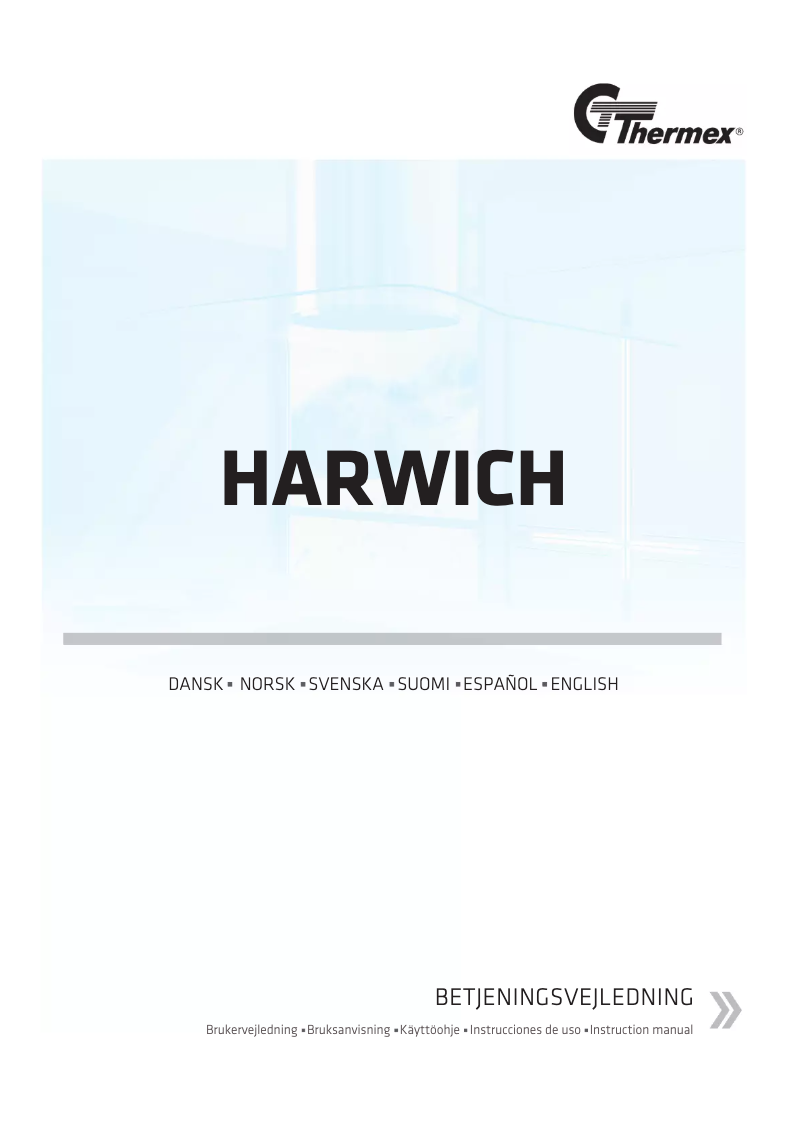 Page n°1 - Manuel utilisateur Thermex Harwich