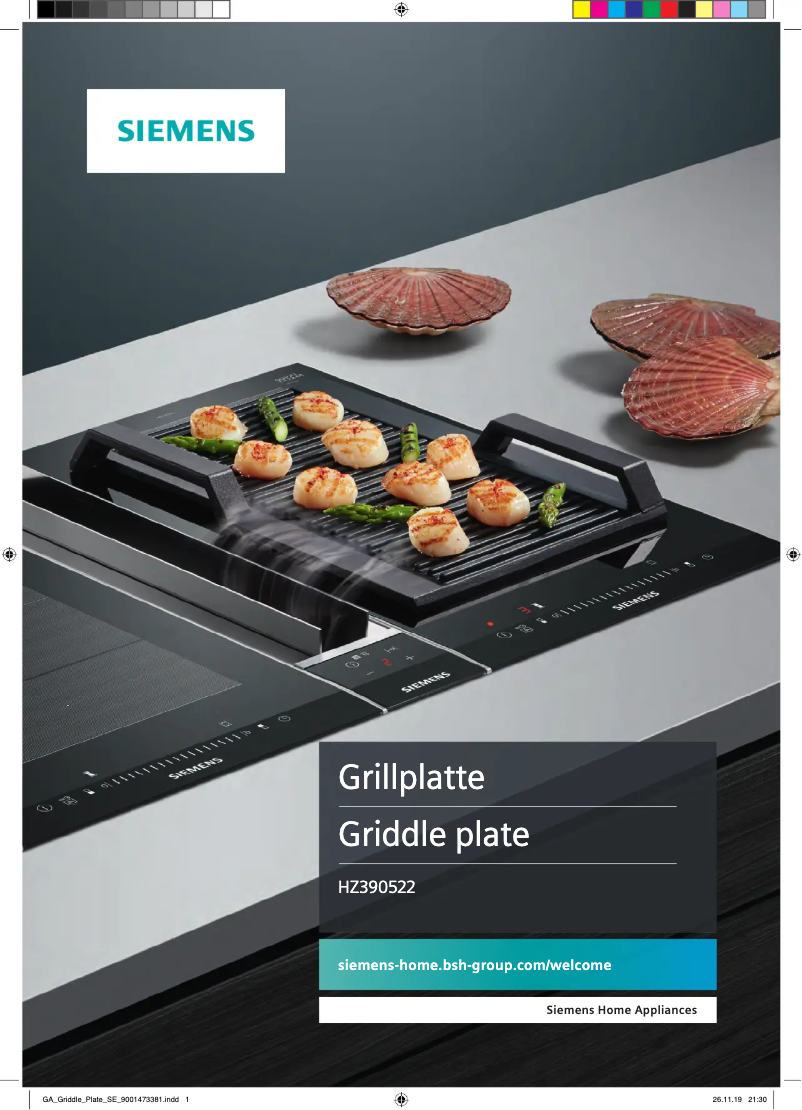 Image de la première page du manuel de l'appareil HZ390522