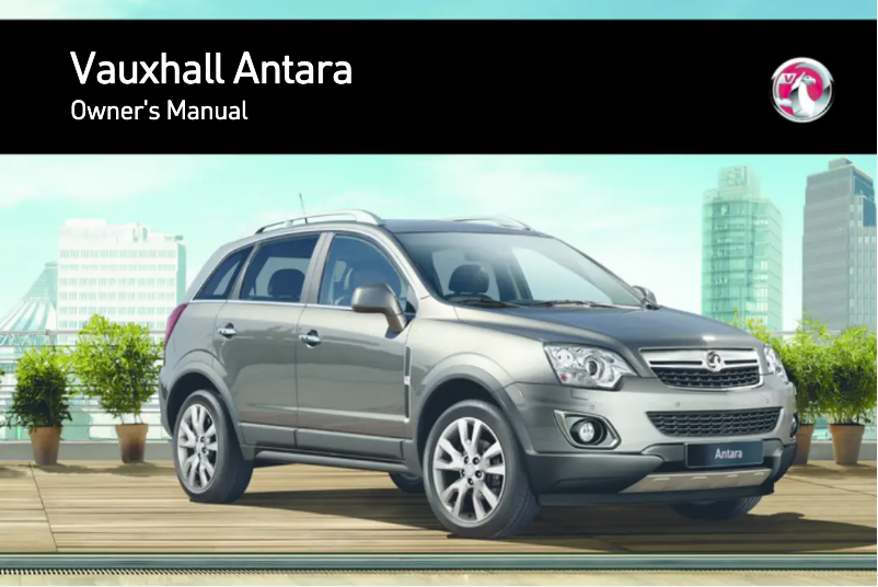 Page 1 of the manual User Manual Vauxhall Antara (2010)