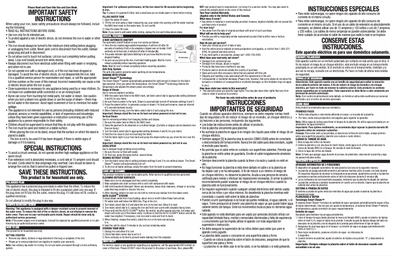 Page 1 de la notice Manuel utilisateur Applica IR08X