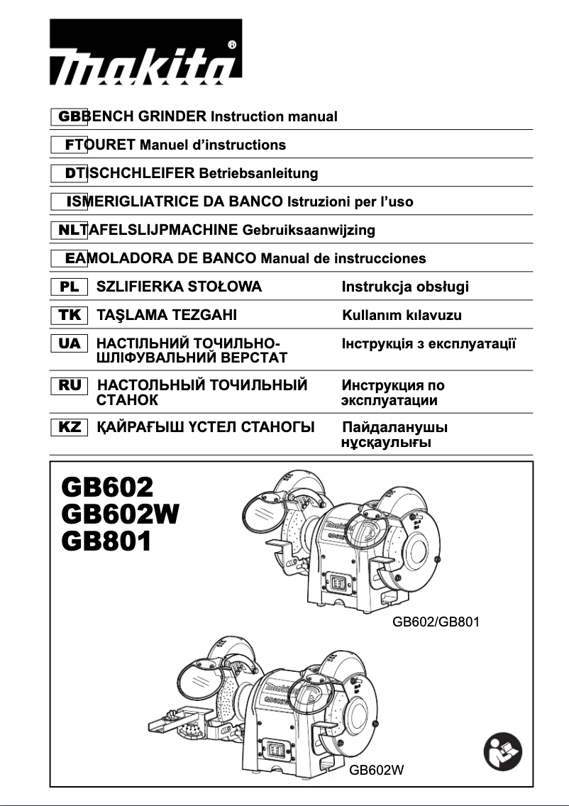 Page n°1 - Manuel utilisateur Makita GB602