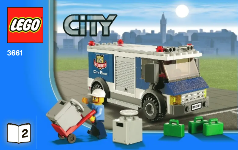 Page 1 de la notice Manuel utilisateur Lego City 3661