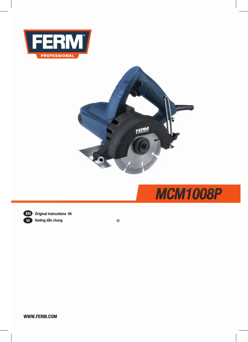 Image de la première page du manuel de l'appareil MCM1008P