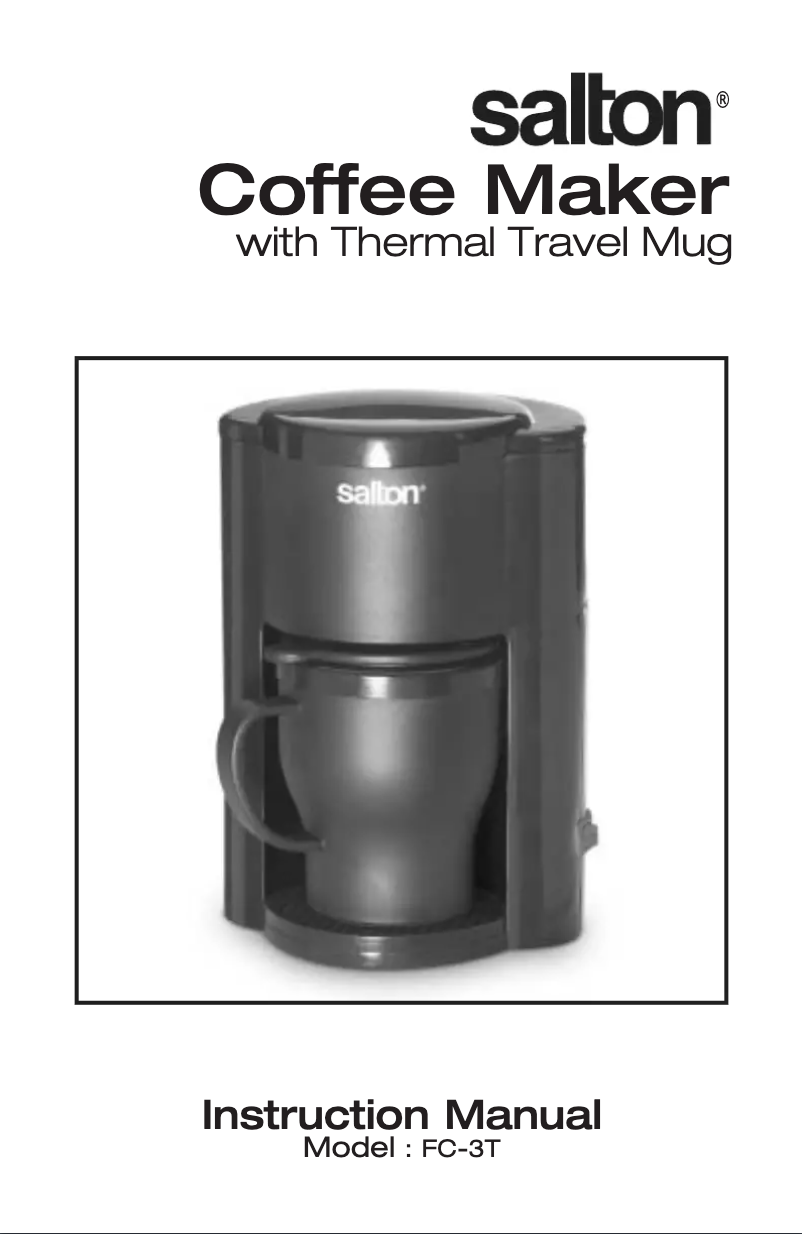 Page 1 de la notice Manuel utilisateur Salton FC3T