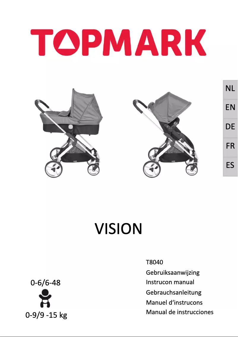 Page 1 de la notice Manuel utilisateur Topmark Vision T8040