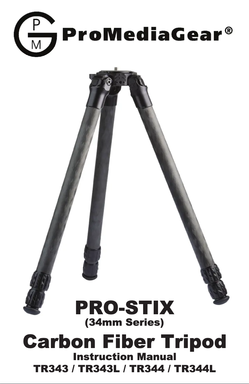 Page 1 de la notice Manuel utilisateur ProMediaGear TR344L