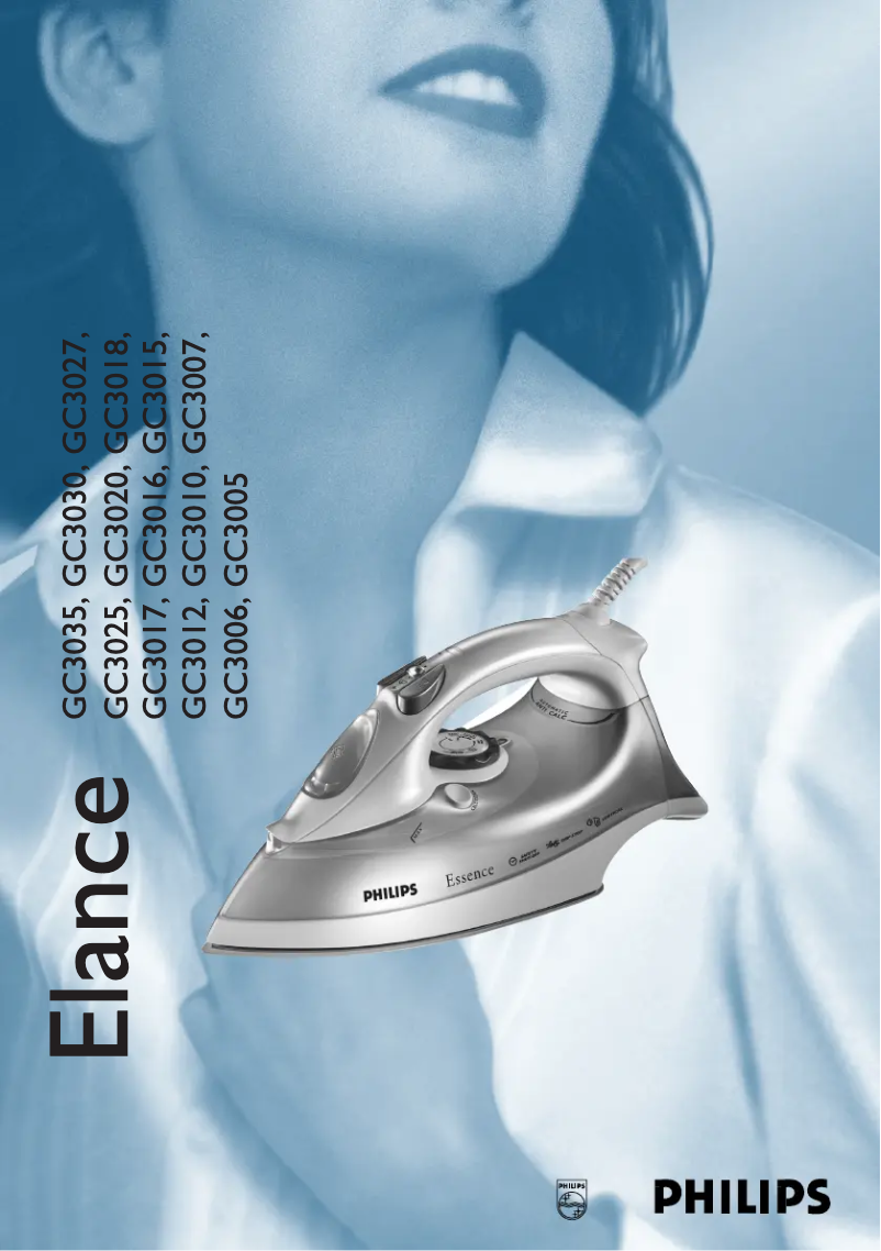 Page n°1 - Manuel utilisateur Philips Elance GC3015