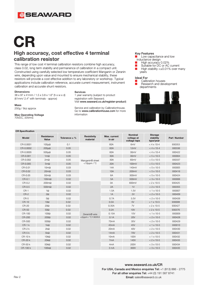 Image de la première page du manuel de l'appareil CR Series