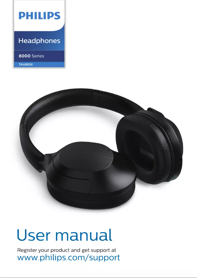 Page n°1 - Manuel utilisateur Philips TAH8856