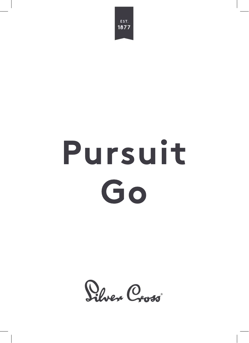 Page 1 de la notice Manuel utilisateur Silver Cross Pursuit Go