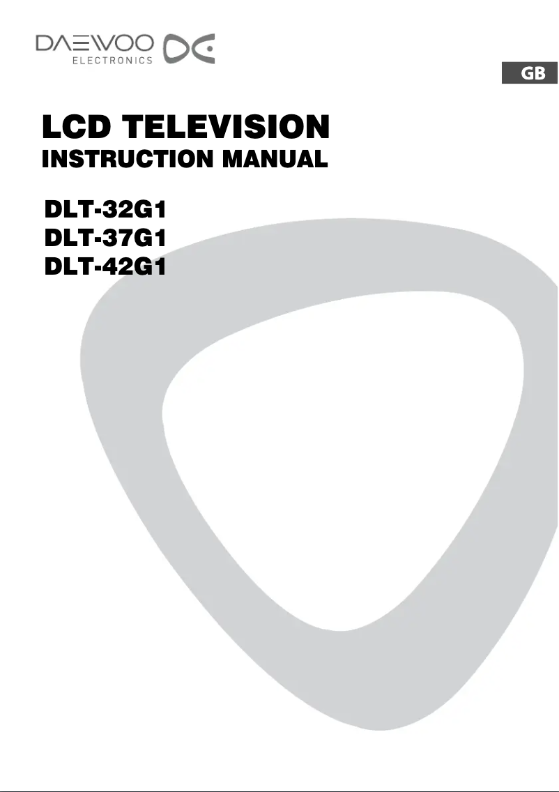 Page 1 de la notice Manuel utilisateur Daewoo DLT-42G1