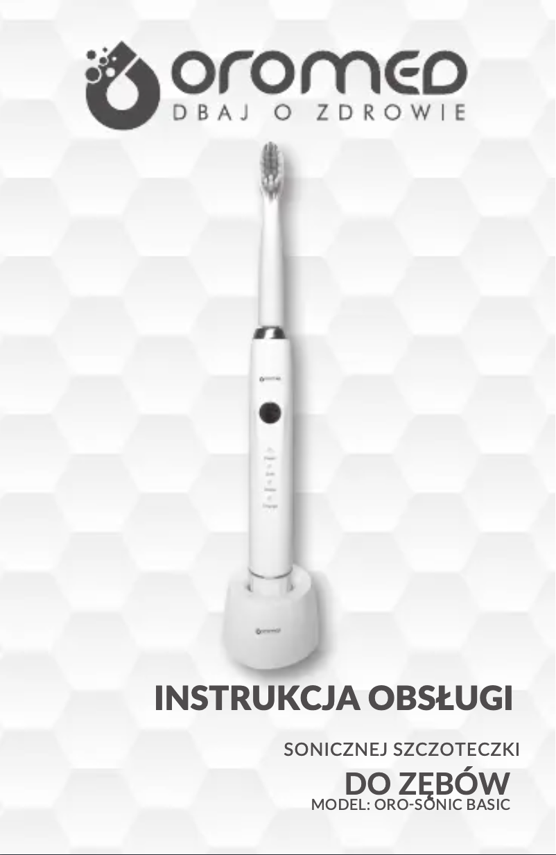 Imagen de la primera página del manual del dispositivo Oro-Sonic Basic