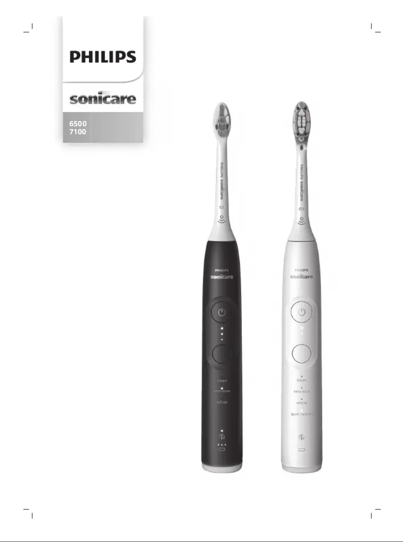 Page n°1 - Manuel utilisateur Philips Sonicare 7100 HX7423