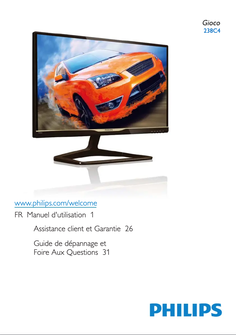 Image de la première page du manuel de l'appareil Brilliance Gioco 23"
